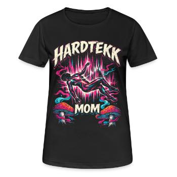 Hardtekk Mom Tekke East Germany - Women's Breathable T-Shirt - black - Front - AI Model Female 172 light (172cm)