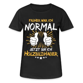 Dicton du sculpteur sur bois - T-shirt respirant Femme - noir - Devant - AI Model Female 172 light (172cm)