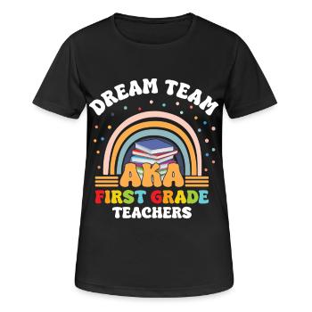 Équipe de rêve des profs 1er grade - T-shirt respirant Femme - noir - Devant - AI Model Female 172 light (172cm)