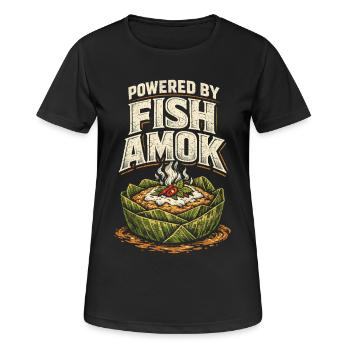 Cambodge Cambodgiens - T-shirt respirant Femme - noir - Devant - AI Model Female 172 light (172cm)