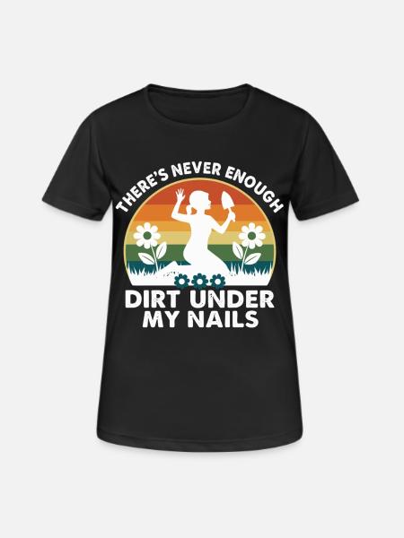 Garden love hobby gardener - Women's Breathable T-Shirt - black