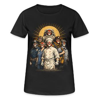 Lucha Libre Luchador - T-shirt respirant Femme - noir - Devant - AI Model Female 172 light (172cm)