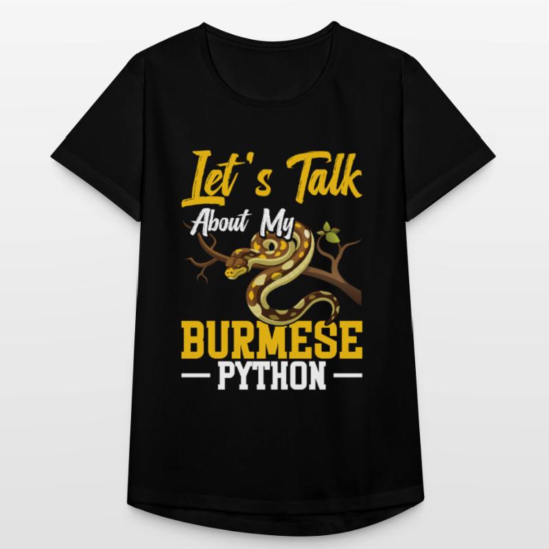 Burmesischer Python-Besitzer Schlangenterrarium Hide Python Frauen T-Shirt atmungsaktiv