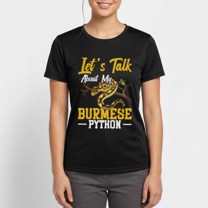 Propriétaire de python birman, terriarium de serpent, cacher un python T-shirt respirant Femme