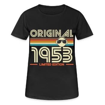 Original 1953 Retro Limited Edition - Women's Breathable T-Shirt - black - Front - AI Model Female 172 light (172cm)
