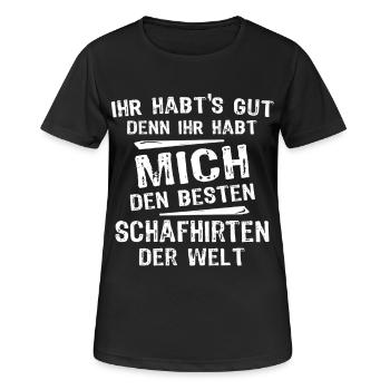 Shepherd - Women's Breathable T-Shirt - black - Front - AI Model Female 172 light (172cm)