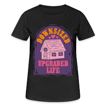 Tiny House - Women's Breathable T-Shirt - black - Front - AI Model Female 172 light (172cm)
