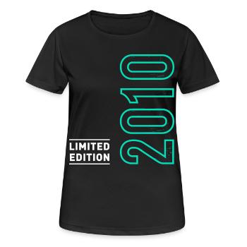 16 Birthday Gift 2010 Boy Finally 16 - Women's Breathable T-Shirt - black - Front - AI Model Female 172 light (172cm)