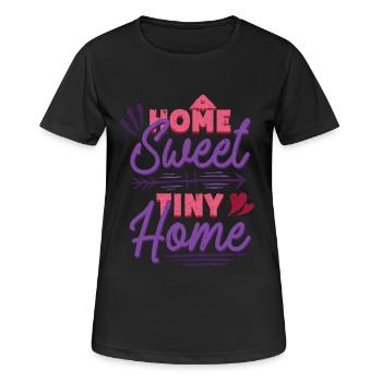 Tiny House Home Sweet Tiny Home - Women's Breathable T-Shirt - black - Front - AI Model Female 172 light (172cm)