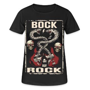 Bock auf Rock - T-shirt respirant Femme - noir - Devant - AI Model Female 172 light (172cm)