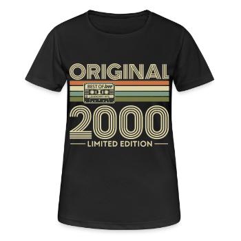 Original 2000 Limited Edition - Women's Breathable T-Shirt - black - Front - AI Model Female 172 light (172cm)