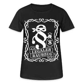 Legal Raid Paragraph Bandit - Women's Breathable T-Shirt - black - Front - AI Model Female 172 light (172cm)