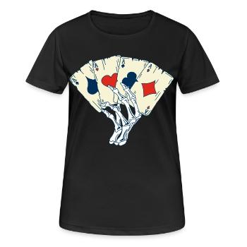 Le jeu mortel  - T-shirt respirant Femme - noir - Devant - AI Model Female 172 light (172cm)