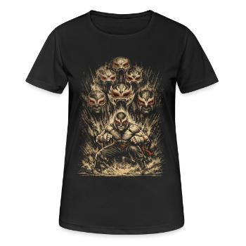 Lucha Libre Luchador - T-shirt respirant Femme - noir - Devant - AI Model Female 172 light (172cm)