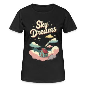 Tiny House - Women's Breathable T-Shirt - black - Front - AI Model Female 172 light (172cm)