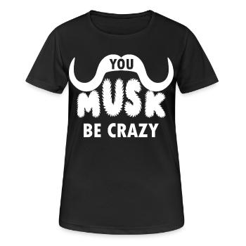 PHOTOGRAPHES BŒUFS MUSQUÉS - T-shirt respirant Femme - noir - Devant - AI Model Female 172 light (172cm)
