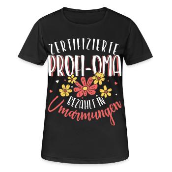 Certified Professional Granny Hugs Grandmother - Women's Breathable T-Shirt - black - Front - AI Model Female 172 light (172cm)