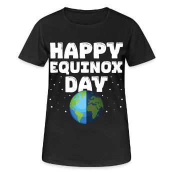 Happy Equinox Day Easter Ostara Pagan Easter - Women's Breathable T-Shirt - black - Front - AI Model Female 172 light (172cm)