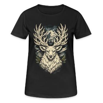 Vikings scandinaves - T-shirt respirant Femme - noir - Devant - AI Model Female 172 light (172cm)