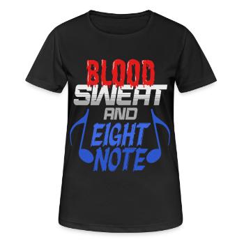 Fanfare de fanfares de bras - T-shirt respirant Femme - noir - Devant - AI Model Female 172 light (172cm)