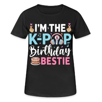 I'm The K-Pop Birthday Beast - Women's Breathable T-Shirt - black - Front - AI Model Female 172 light (172cm)