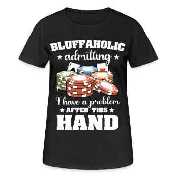 Poker Poker Joueurs - T-shirt respirant Femme - noir - Devant - AI Model Female 172 light (172cm)