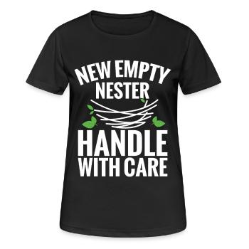  Empty Nester Syndrome Leaving for College Empty - Women's Breathable T-Shirt - black - Front - AI Model Female 172 light (172cm)