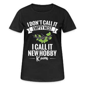  Empty Nest Mom of High School Grad Empty Nester - Women's Breathable T-Shirt - black - Front - AI Model Female 172 light (172cm)