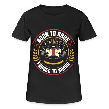 Autorennen Motorsport - Frauen T-Shirt atmungsaktiv - Schwarz - Vorne - AI Model Female 172 light (172cm)