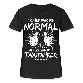 Taxifahrer - Frauen T-Shirt atmungsaktiv - Schwarz - Vorne - AI Model Female 172 light (172cm)