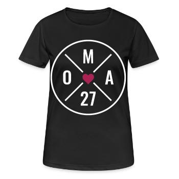 Granny 27 Heart - Women's Breathable T-Shirt - black - Front - AI Model Female 172 light (172cm)