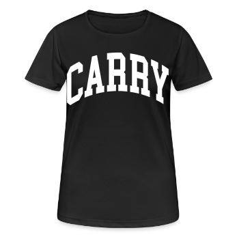 Porter - T-shirt respirant Femme - noir - Devant - AI Model Female 172 light (172cm)