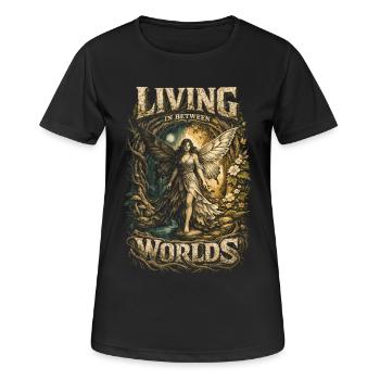 Gothique de fées du noyau des fées - T-shirt respirant Femme - noir - Devant - AI Model Female 172 light (172cm)