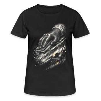 Vehicle Painter Car Painter Painter - Women's Breathable T-Shirt - black - Front - AI Model Female 172 light (172cm)