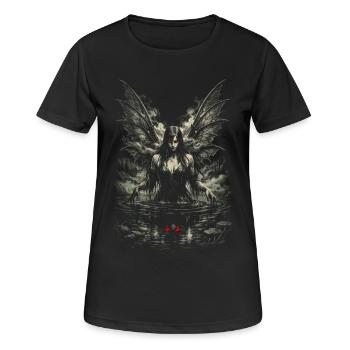 Gothique de fées du noyau des fées - T-shirt respirant Femme - noir - Devant - AI Model Female 172 light (172cm)