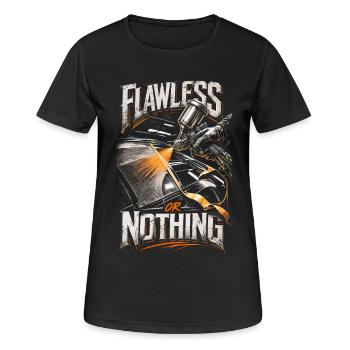Vehicle Painter Car Painter Painter - Women's Breathable T-Shirt - black - Front - AI Model Female 172 light (172cm)