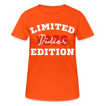 Limitierte Ausgabe 1976 Didier Vintage-Retro-Geschenk - Frauen T-Shirt atmungsaktiv - Neonorange - Vorne - AI Model Female 172 dark (172cm)