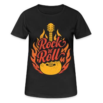Rock and Roll - Women's Breathable T-Shirt - black - Front - AI Model Female 172 light (172cm)