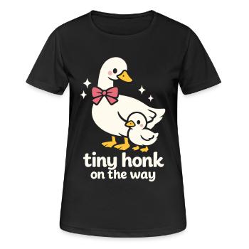 Tiny Honk - Women's Breathable T-Shirt - black - Front - AI Model Female 172 light (172cm)