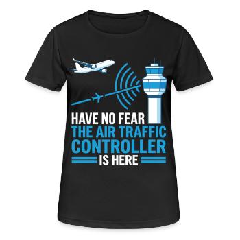 Air Traffic Controller Air Traffic Controller Gift - Women's Breathable T-Shirt - black - Front - AI Model Female 172 light (172cm)