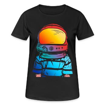 Astronaut Dream Gift for Kids - Women's Breathable T-Shirt - black - Front - AI Model Female 172 light (172cm)