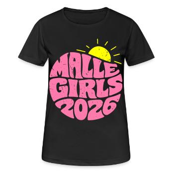 Malle 2026 Malle Girls - T-shirt respirant Femme - noir - Devant - AI Model Female 172 light (172cm)