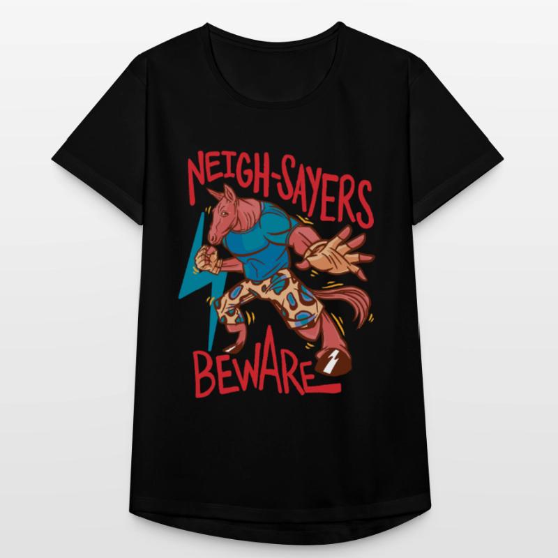 Cavalier, cavalier, cheval, sphémistes méfiants, méfiez-vous T-shirt respirant Femme