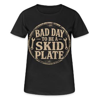 Off-Road Badge: Bad Day for the Hoof - Women's Breathable T-Shirt - black - Front - AI Model Female 172 light (172cm)