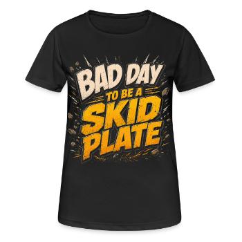 Off-Road Humour: Bad Day for the Hoof - Women's Breathable T-Shirt - black - Front - AI Model Female 172 light (172cm)