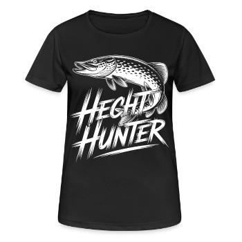 Predatory Pike - Women's Breathable T-Shirt - black - Front - AI Model Female 172 light (172cm)