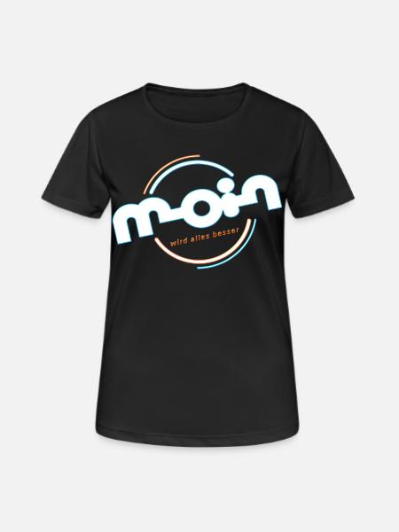 Hello - Women's Breathable T-Shirt - black