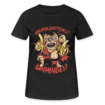 Journée du Singe Sans Complexe - T-shirt respirant Femme - noir - Devant - AI Model Female 172 light (172cm)