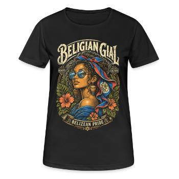 Belize Belizean Root Beligian Gial - Women's Breathable T-Shirt - black - Front - AI Model Female 172 light (172cm)