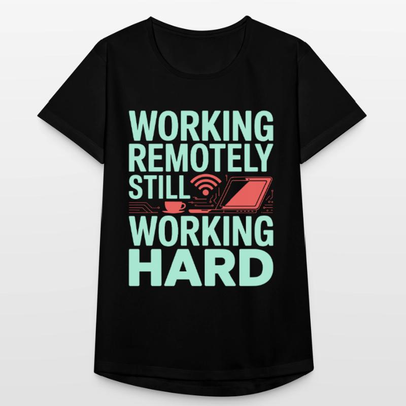 Remote Developer Working Remotely Web Programmer Women's Breathable T-Shirt